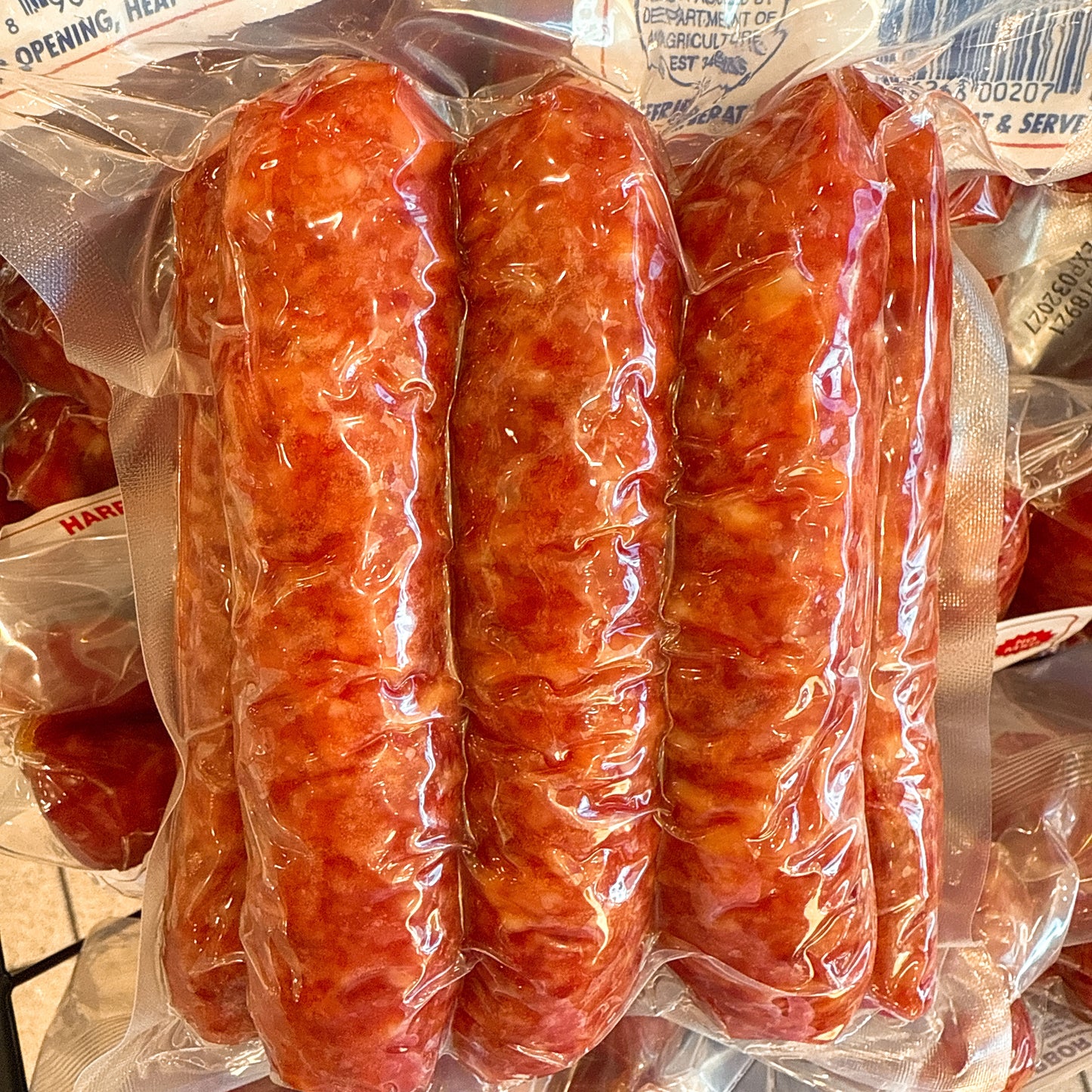 A56: Spicy Pork & Chicken Sausage- Lạp Xưởng Gà Heo Cay