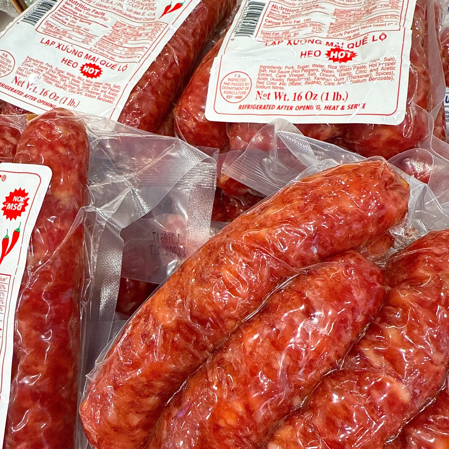 A57:Spicy Pork Sausage - Lạp Xưởng Heo Cay