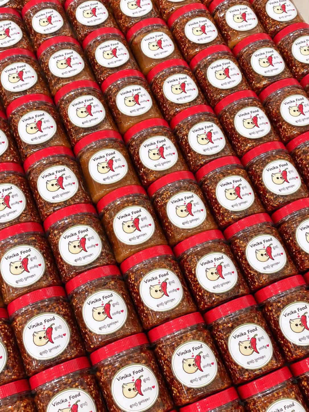 E66: Cambodian Chili Salt with Dried Shrimp- MUỐI ỚT TÔM KHÔ CAMPUCHIA