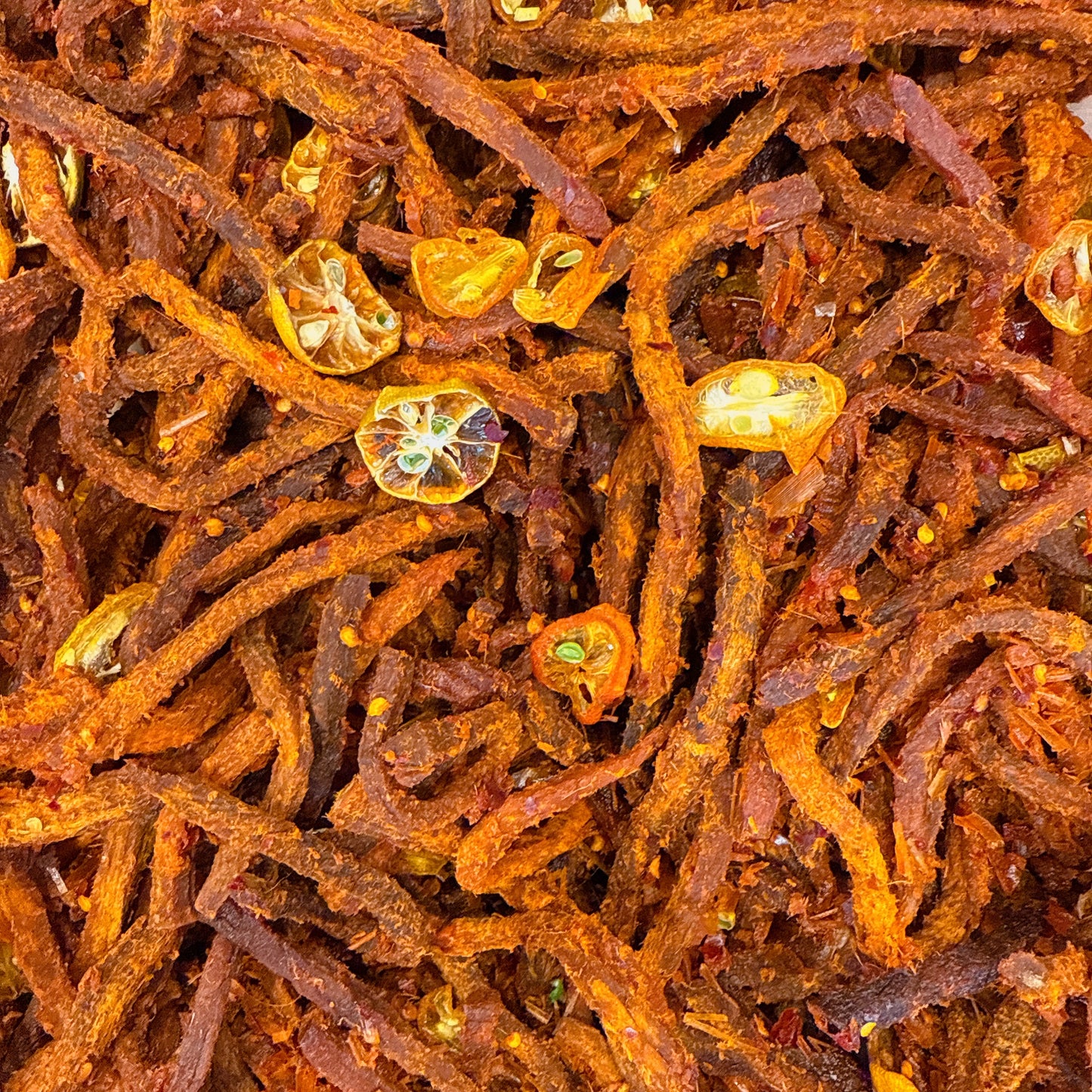 A68: Spicy Lemongrass & Kumquats Beef Jerky - Khô Bò Xả Tắc