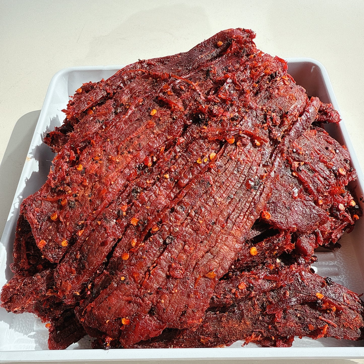 A06: Spicy Flank Steak Beef Jerky - Khô Bò Pháp Cay Tiêu