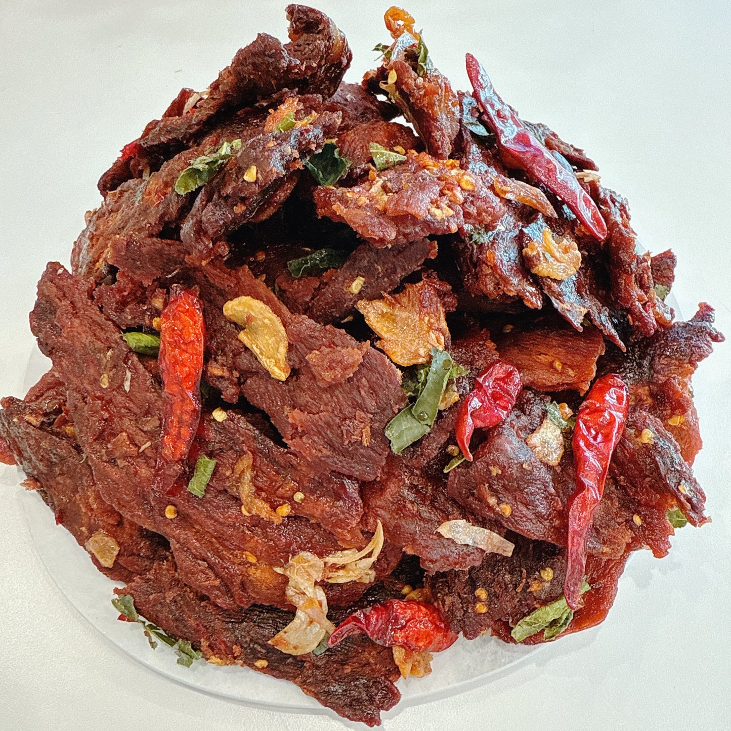 A88: Garlic Beef Jerky & Thai Leave favor - Khô Bò Cháy Tỏi Lá Chanh