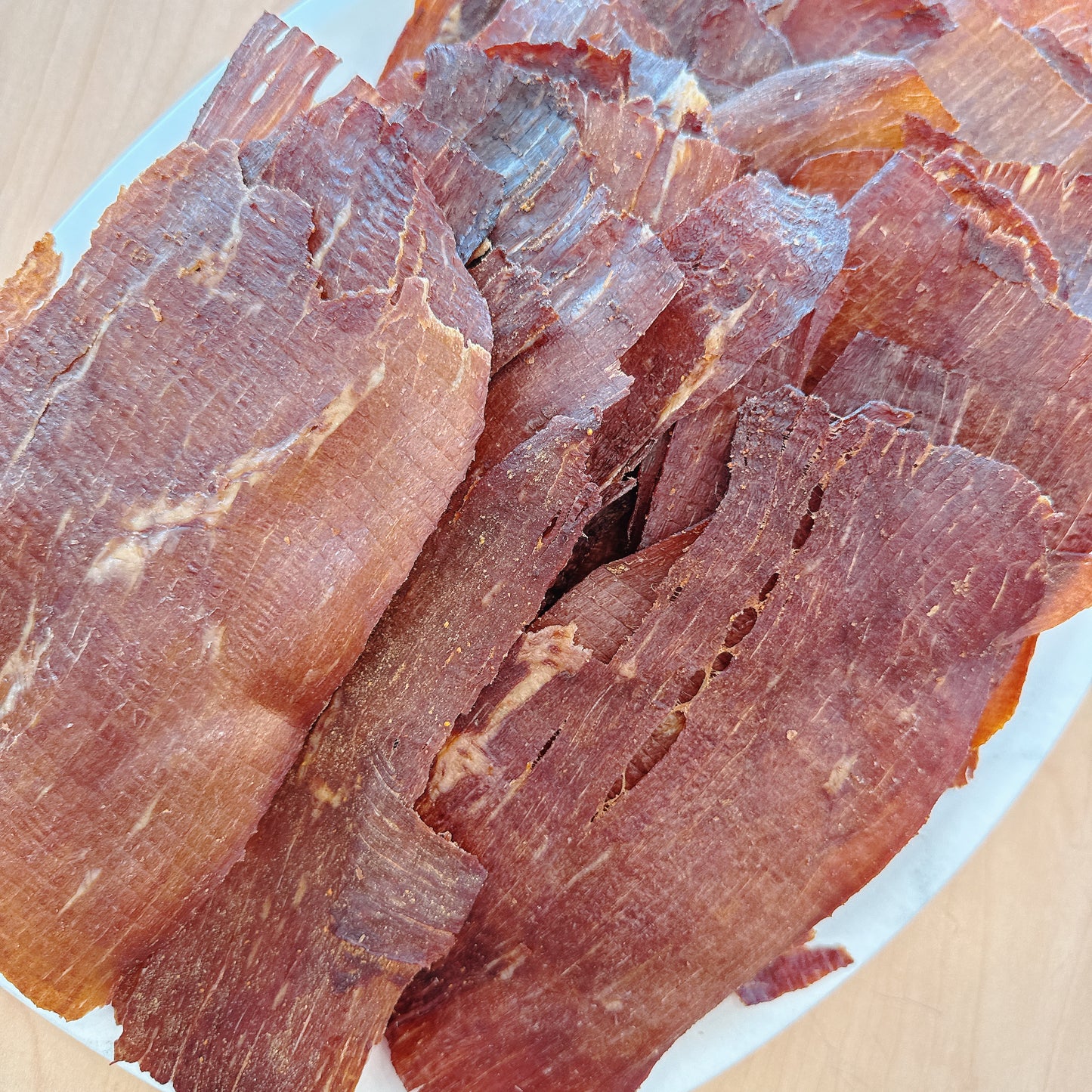 A68 : spicy Thin Crispy Original Beef Jerky - Khô Bò cay mỏng giòn tan (0.5 lb )