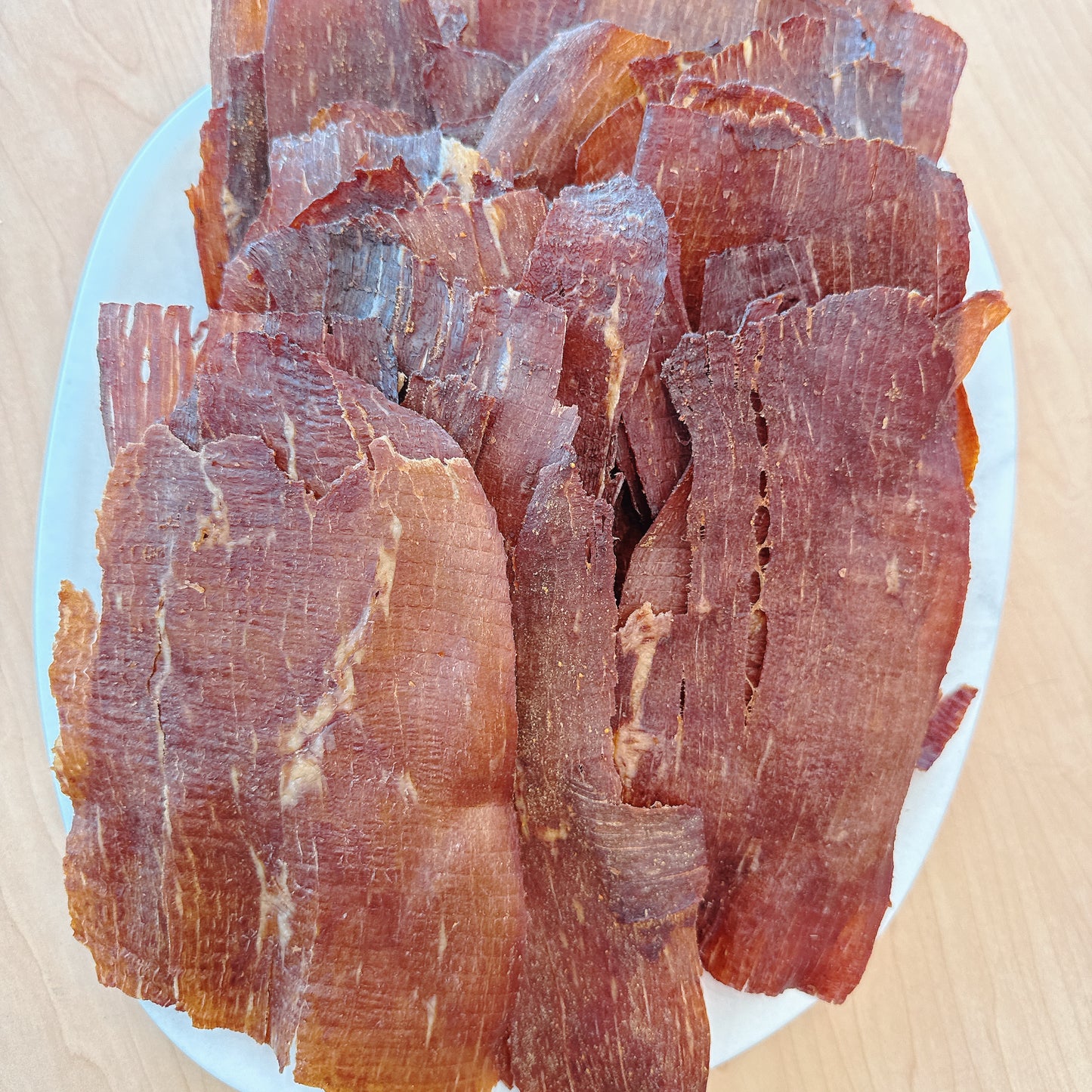 A68 : spicy Thin Crispy Original Beef Jerky - Khô Bò cay mỏng giòn tan (0.5 lb )