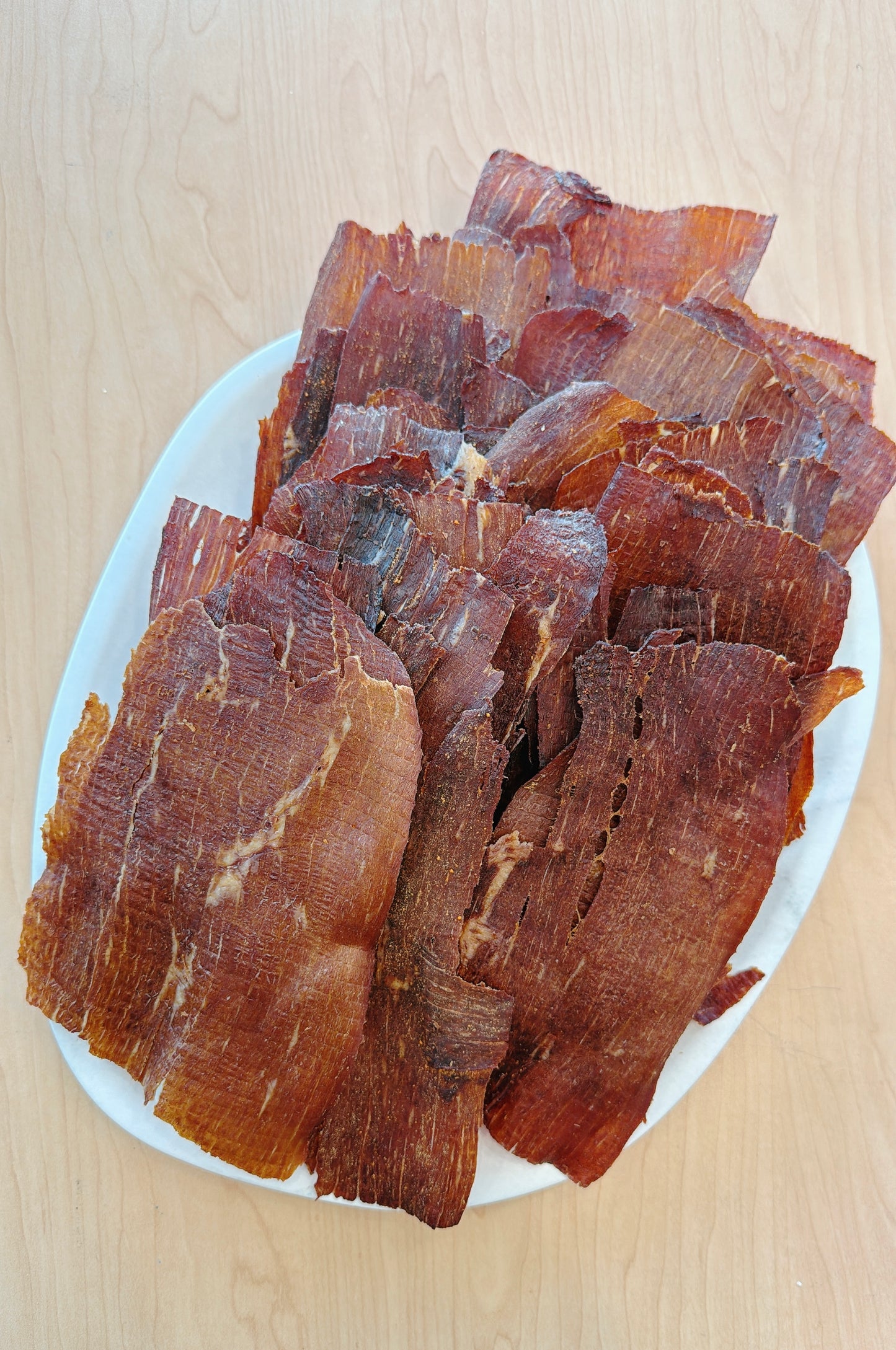 A68 : spicy Thin Crispy Original Beef Jerky - Khô Bò cay mỏng giòn tan (0.5 lb )