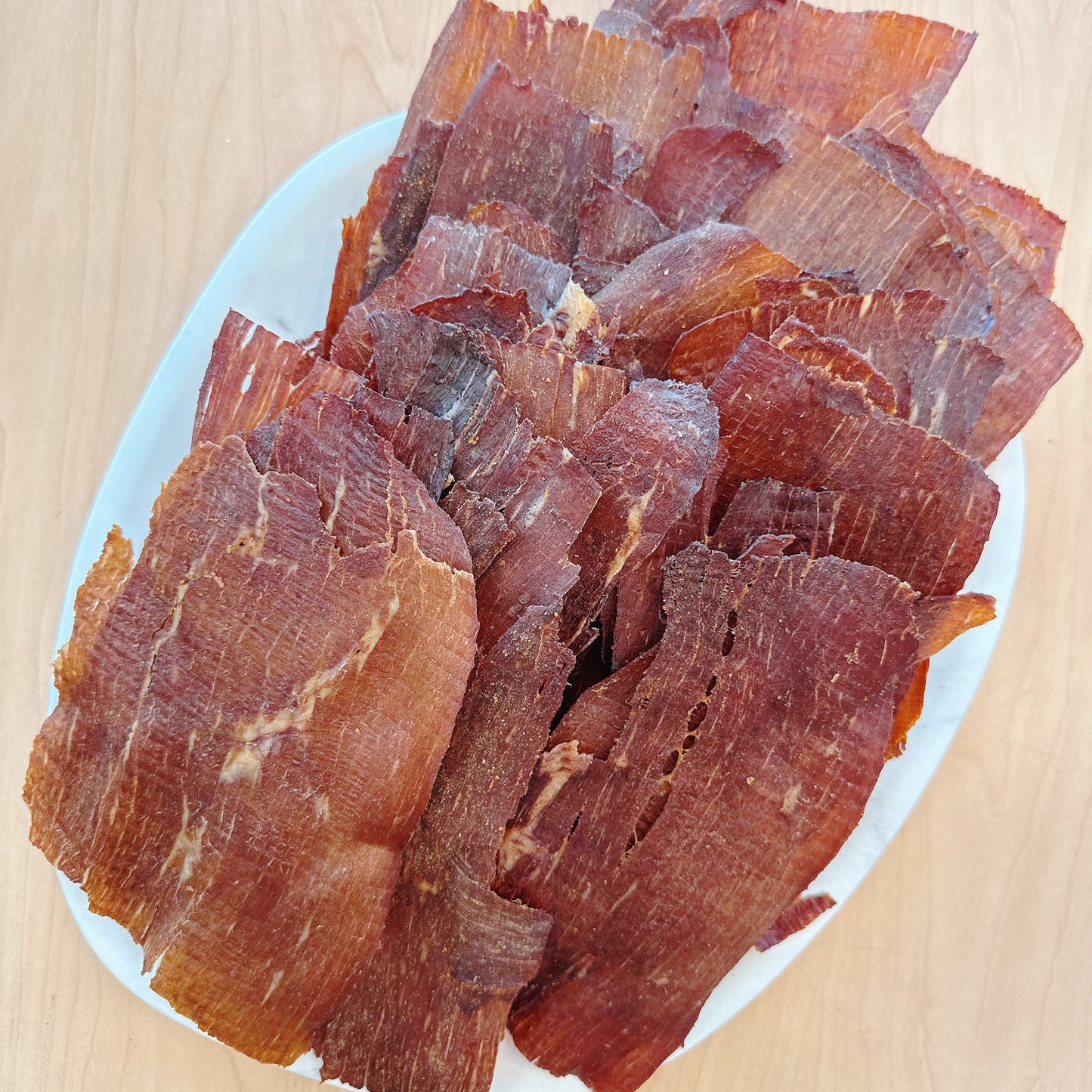 A68 : spicy Thin Crispy Original Beef Jerky - Khô Bò cay mỏng giòn tan (0.5 lb )