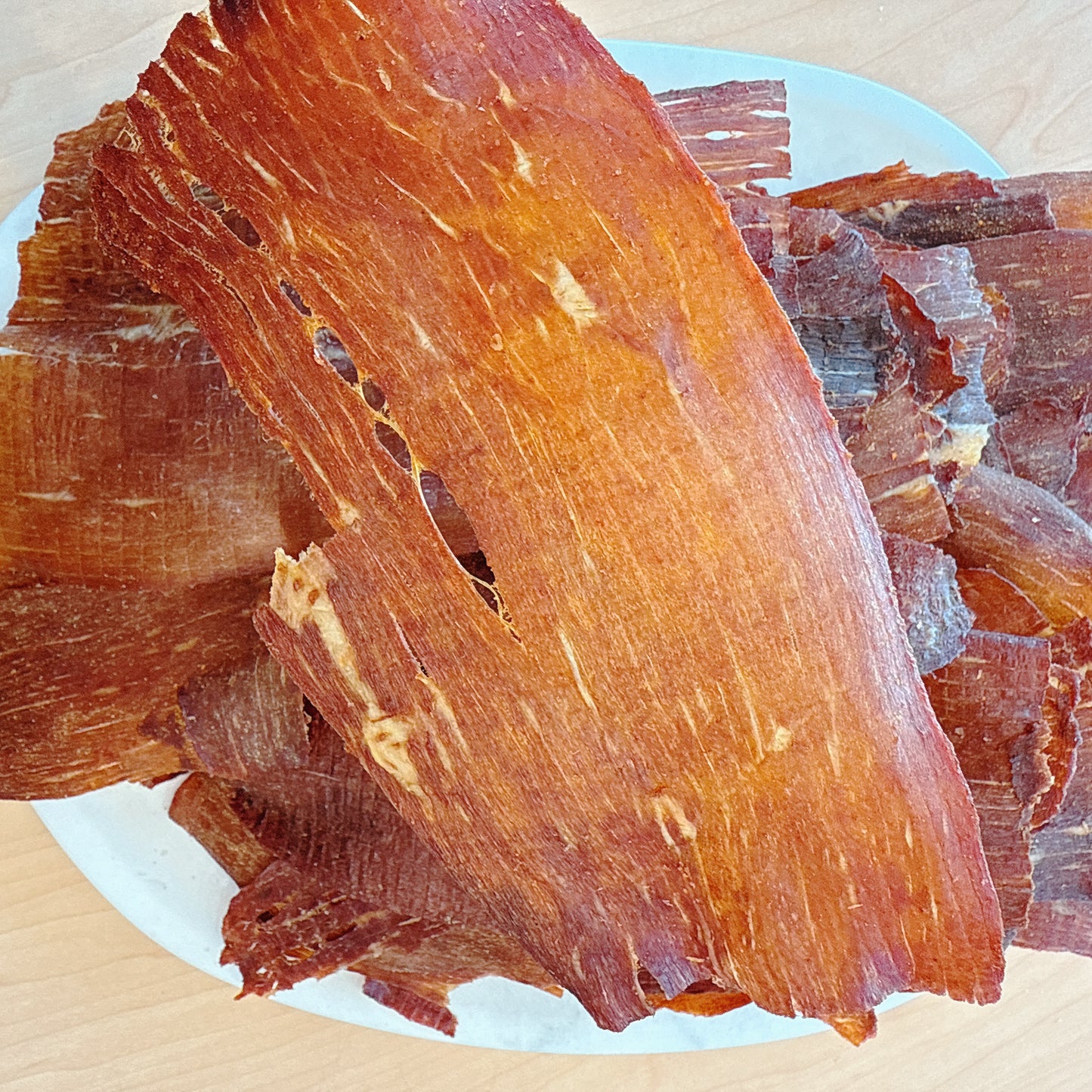 A68 : spicy Thin Crispy Original Beef Jerky - Khô Bò cay mỏng giòn tan (0.5 lb )