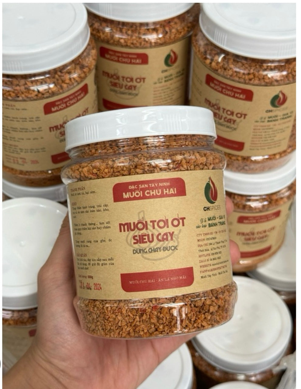 Muối tỏi ớt siêu cay