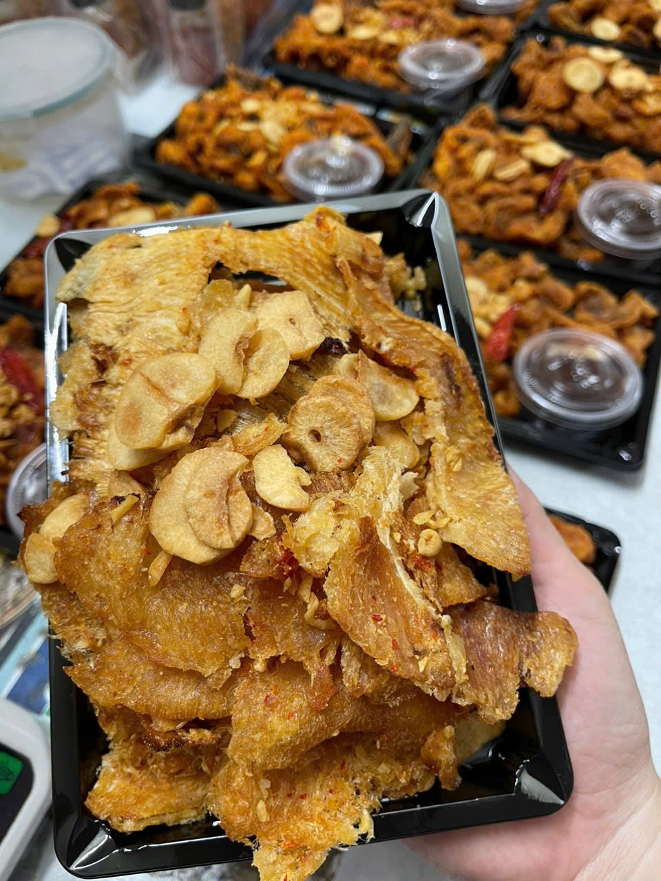 B38-Vi Cá Đuối Sấy Bơ Tỏi
