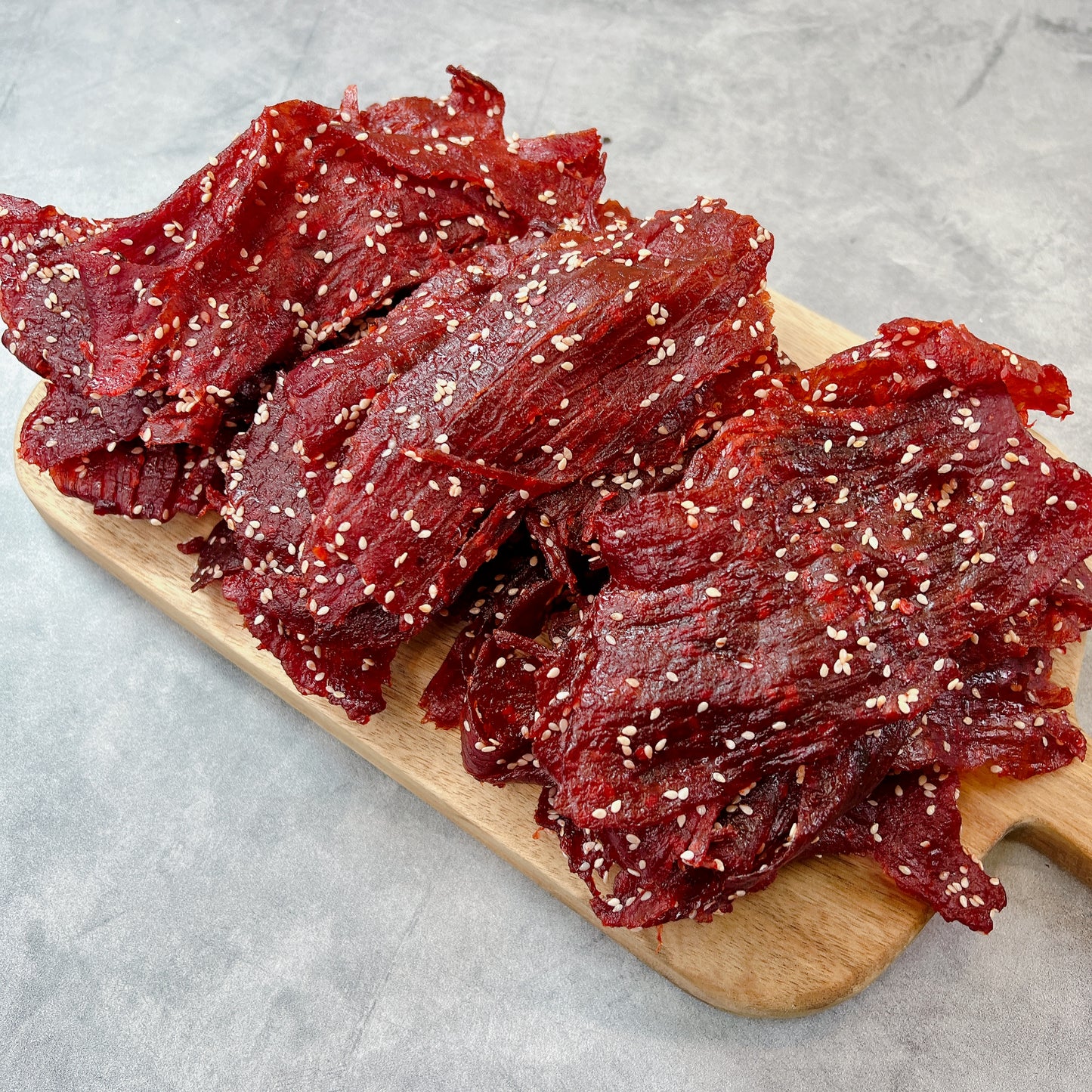 A04-BBQ Sesame Fruit Favor - Khô Bò BBQ Mè Ướp Nước Trái Cây (Ăn Gỏi Đu Đủ).
