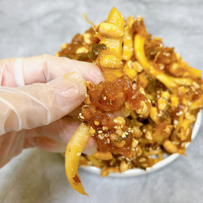 C23-Pineapple Mix Young Coconut ,Kumquat& Peanut - Khóm Mix Dừa Non,Tắc &Đậu Phộng  Chua Ngọt