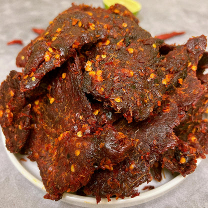 A03-House Special Lemongrass Beef Jerky- Khô Bò Xả Cay Đặc Biệt