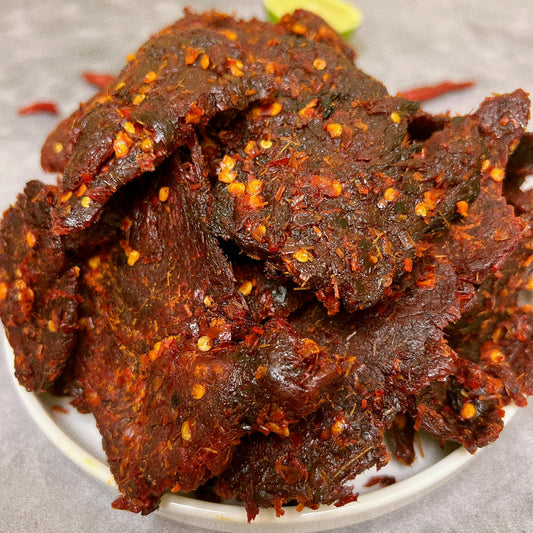 A03-House Special Lemongrass Beef Jerky- Khô Bò Xả Cay Đặc Biệt