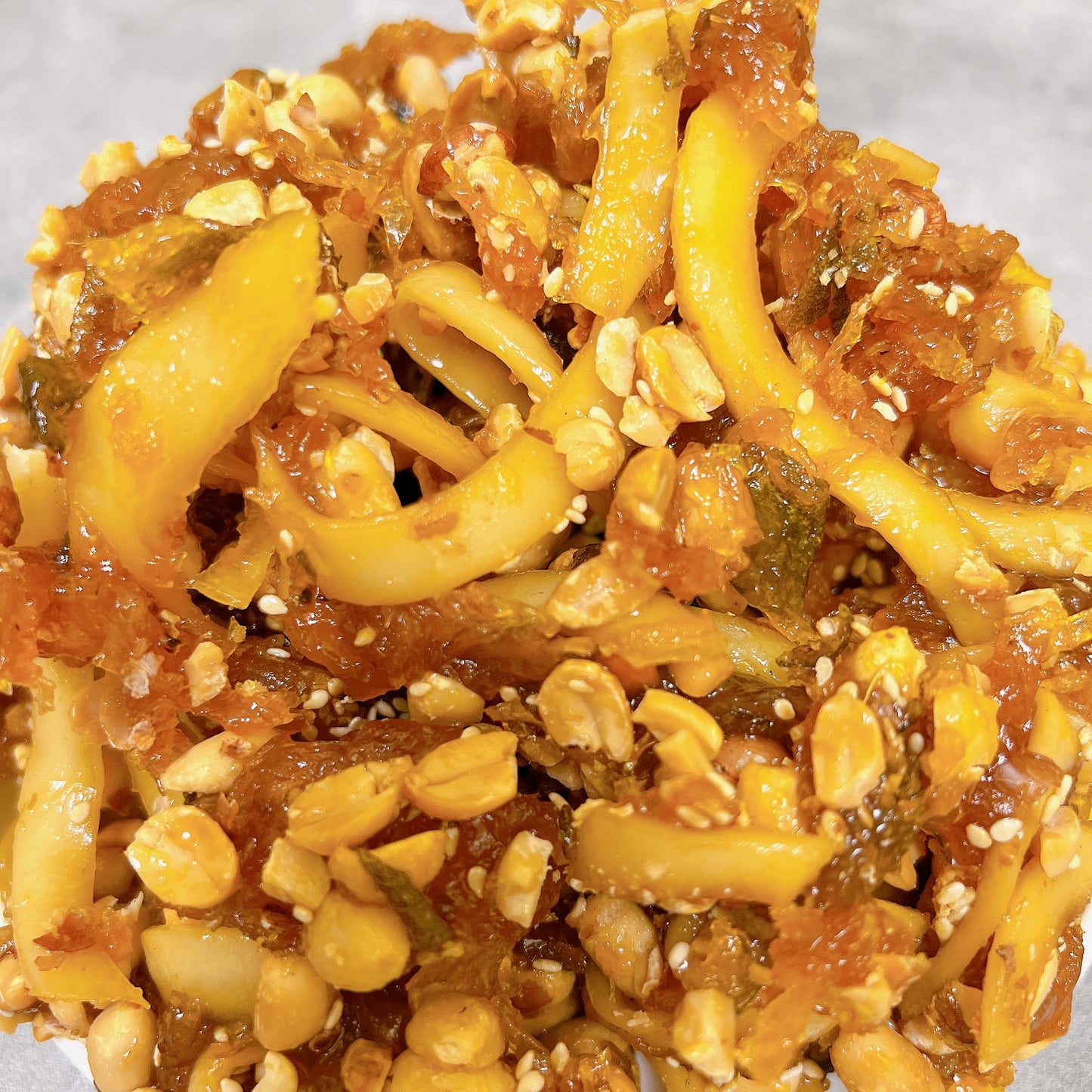 C23-Pineapple Mix Young Coconut ,Kumquat& Peanut - Khóm Mix Dừa Non,Tắc &Đậu Phộng  Chua Ngọt