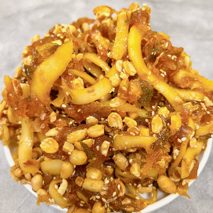C23-Pineapple Mix Young Coconut ,Kumquat& Peanut - Khóm Mix Dừa Non,Tắc &Đậu Phộng  Chua Ngọt