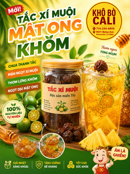 E66 : Kumquat, Plum, and Pineapple Jam- Tắc Xí Muội Mật Ong Khóm