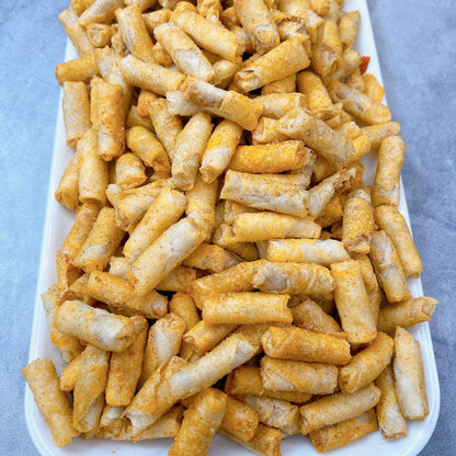 C66-Mini Snack Spicy Shrimp Egg roll - Chả Giò Tôm giòn Cay .