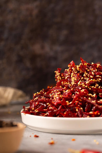 A13-Shredded Fruit Sesame Jerky For Papaya Salad - Khô Bò Sợi Mè Ăn Gỏi Đu Đủ