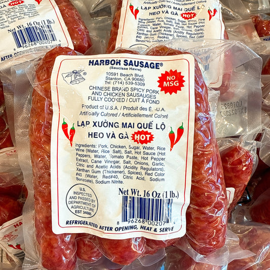 A56: Spicy Pork & Chicken Sausage- Lạp Xưởng  Gà Heo Cay
