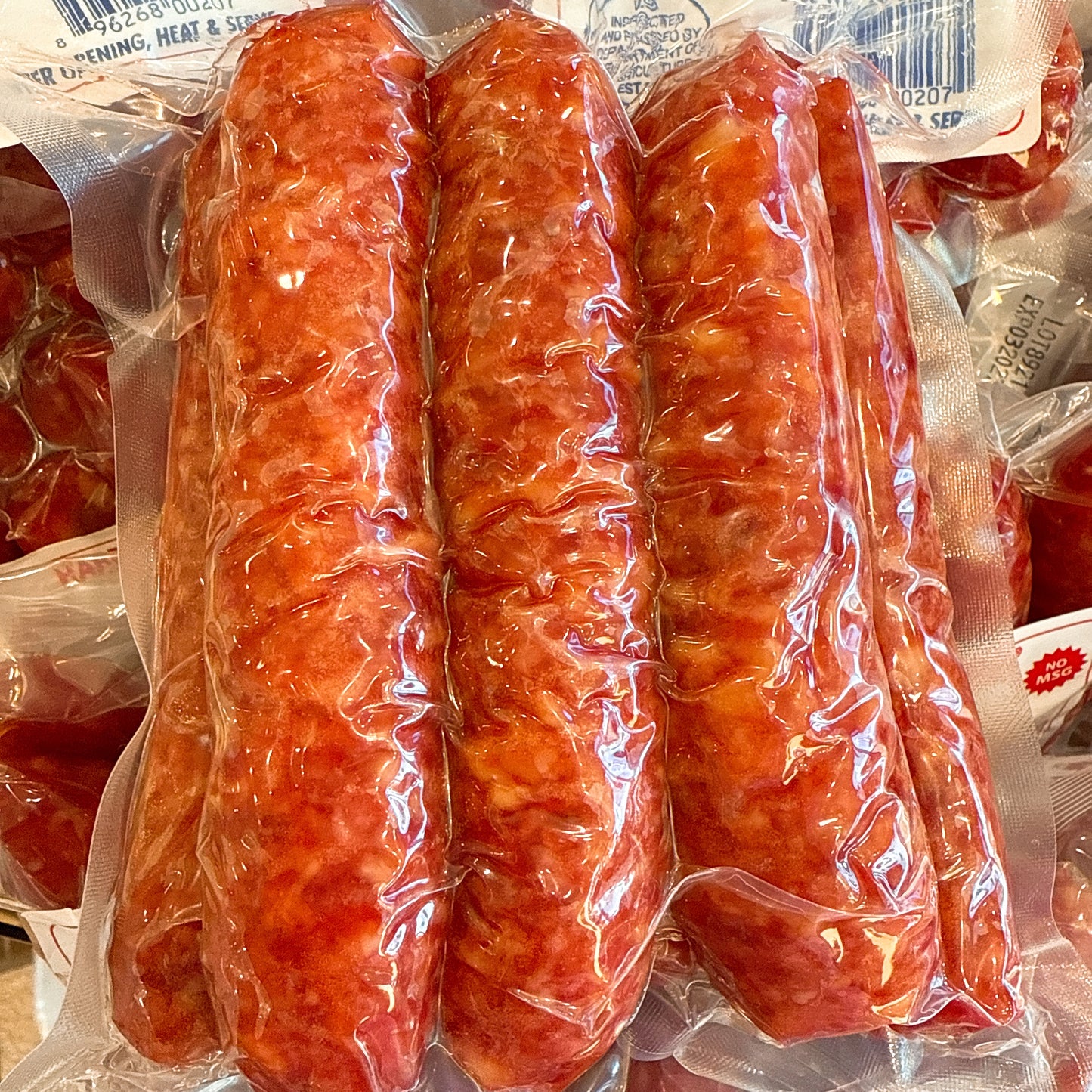 A56: Spicy Pork & Chicken Sausage- Lạp Xưởng  Gà Heo Cay