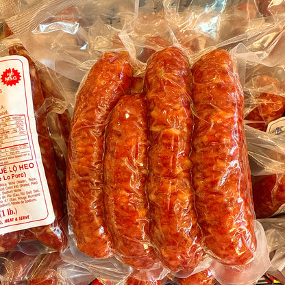 A56: Spicy Pork & Chicken Sausage- Lạp Xưởng  Gà Heo Cay