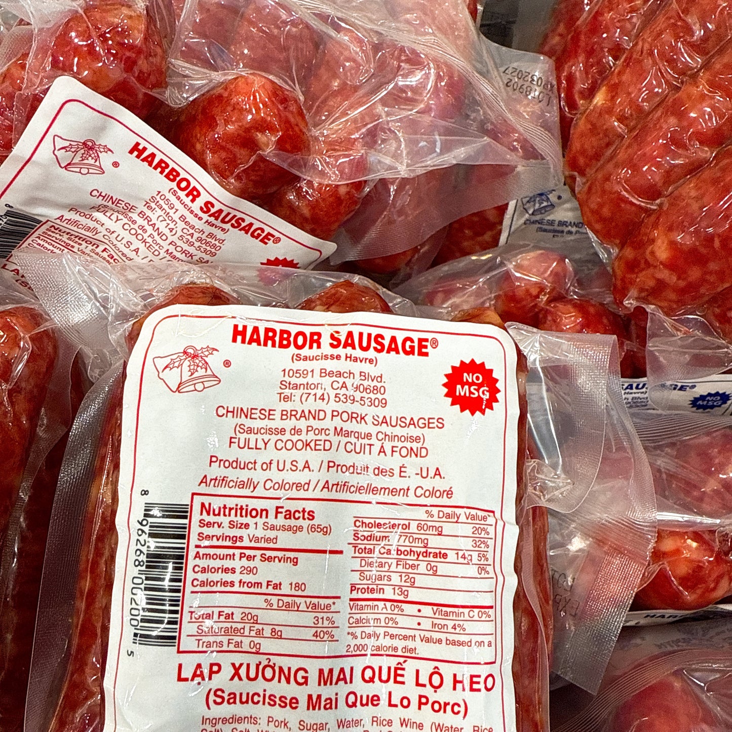 A57:Spicy Pork Sausage -  Lạp Xưởng Heo Cay
