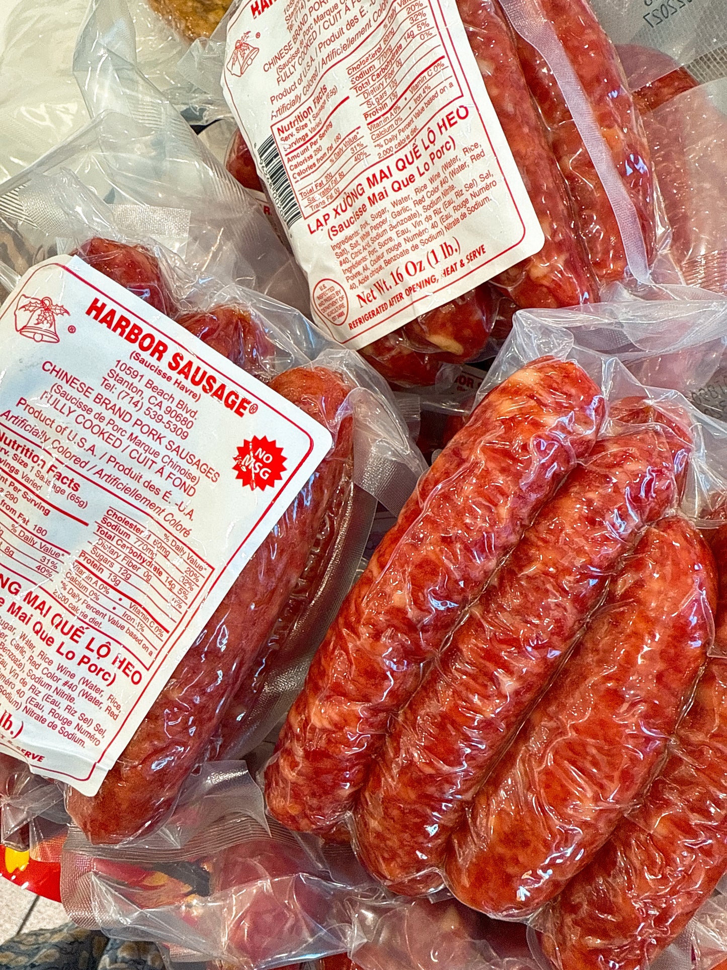A58 : Pork Sausage - Lạp Xưởng Heo Mai Quế Lộ