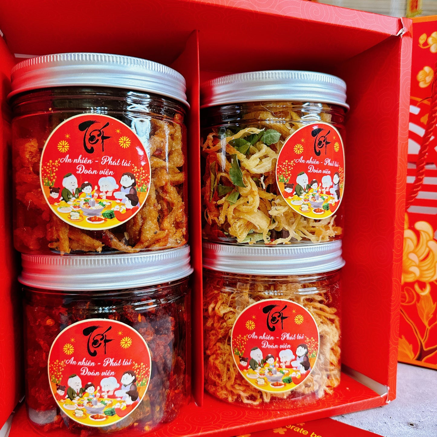 Luna New Year Set Meat&Seafood Mix&Match-Set Quà Tết Khô Bò& Hải Sản