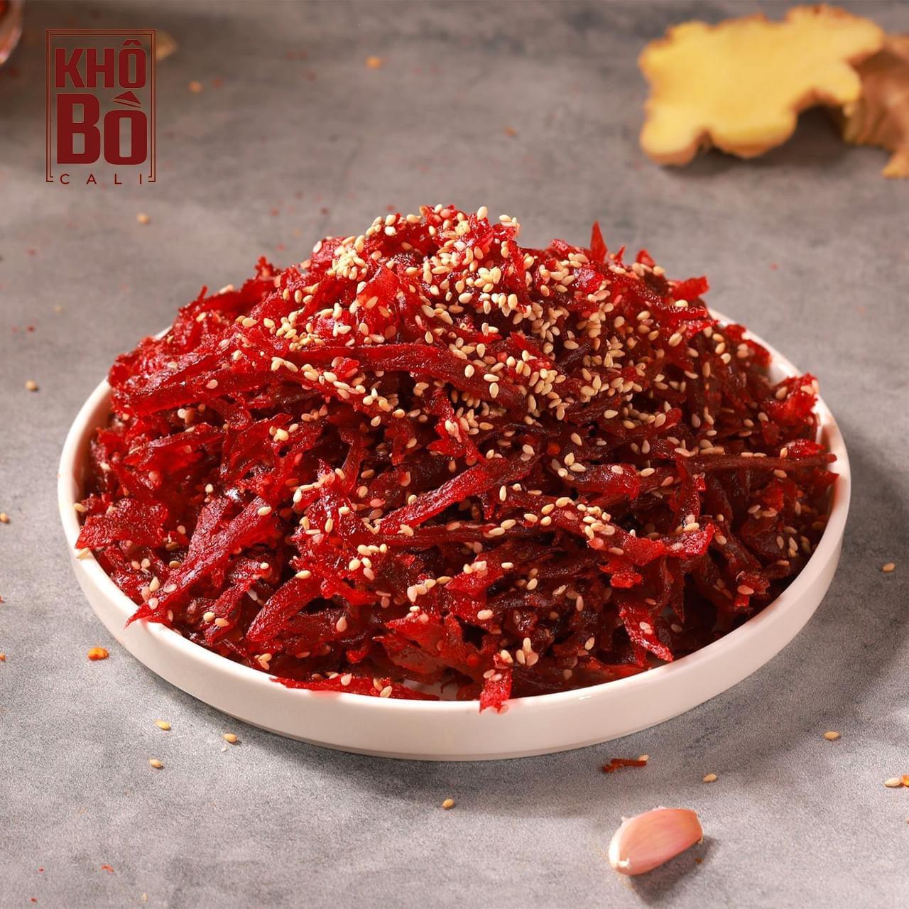 A13-Shredded Fruit Sesame Jerky For Papaya Salad - Khô Bò Sợi Mè Ăn Gỏi Đu Đủ