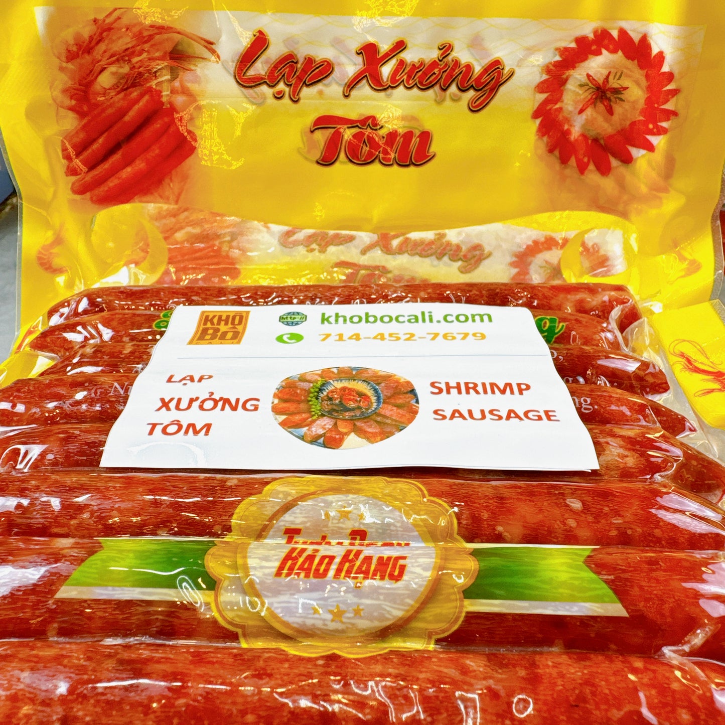 B31: Shrimp Sausage- Lạp Xưởng Tôm
