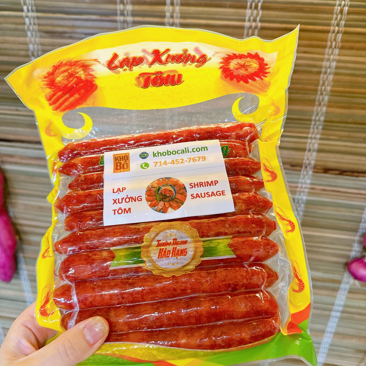 B31: Shrimp Sausage- Lạp Xưởng Tôm