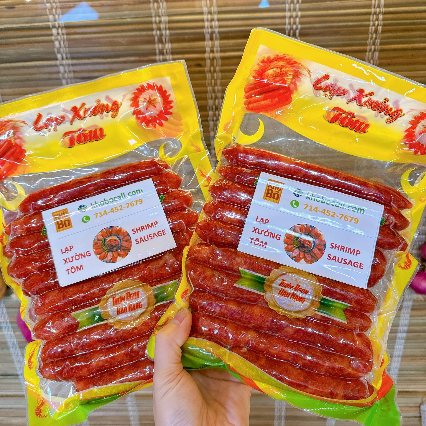 B31: Shrimp Sausage- Lạp Xưởng Tôm