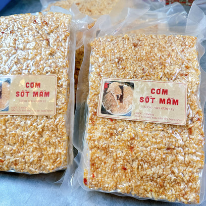 E07-Crispy Rice Cake &Fish Sauce favor - Cơm Cháy Sốt Mắm