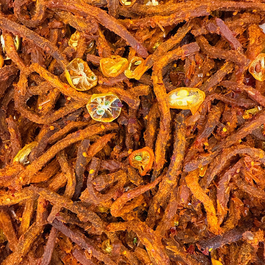 A68: Spicy Lemongrass & Kumquats Beef Jerky - Khô Bò Xả Tắc