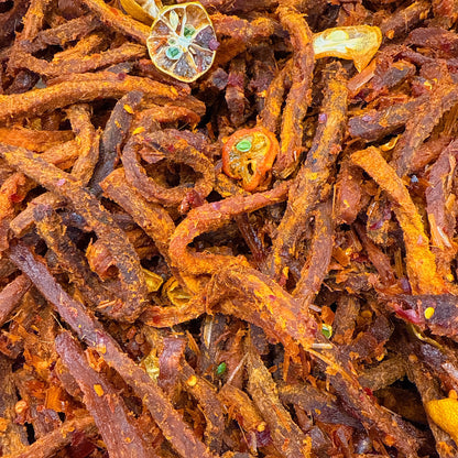 A68: Spicy Lemongrass & Kumquats Beef Jerky - Khô Bò Xả Tắc