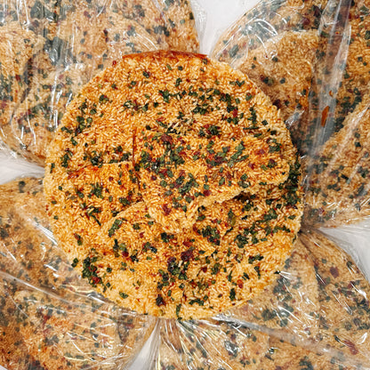 E66: Spicy Cripsy Rice with green onion fish sauce- Cơm Cháy Mắm Hành Cay