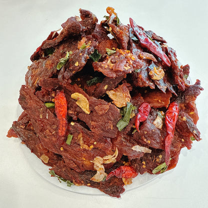 A88: Garlic Beef Jerky & Thai Leave favor - Khô Bò Cháy Tỏi Lá Chanh
