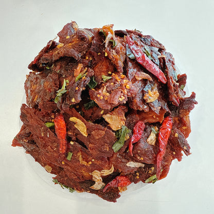 A88: Garlic Beef Jerky & Thai Leave favor - Khô Bò Cháy Tỏi Lá Chanh