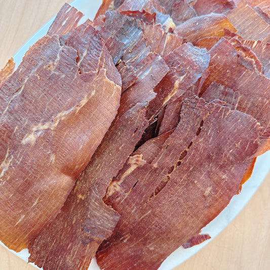A68 : spicy Thin Crispy Original Beef Jerky - Khô Bò cay mỏng giòn tan (0.5 lb )