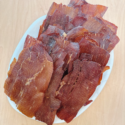 A68 : spicy Thin Crispy Original Beef Jerky - Khô Bò cay mỏng giòn tan (0.5 lb )
