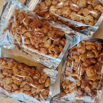 E77: Spicy Crispy Garlic Pork Skin - Da Heo Lắc Mắm Tỏi Ớt Giòn Cay
