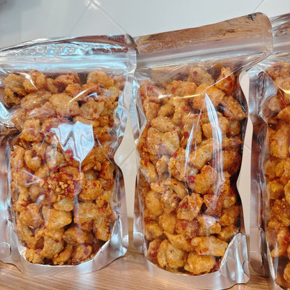E77: Spicy Crispy Garlic Pork Skin - Da Heo Lắc Mắm Tỏi Ớt Giòn Cay