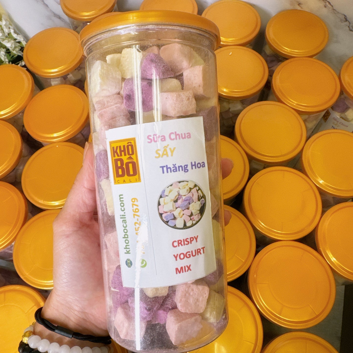 C96- Crispy Yogurt Mix - Sữa Chua Sấy Thăng Hoa