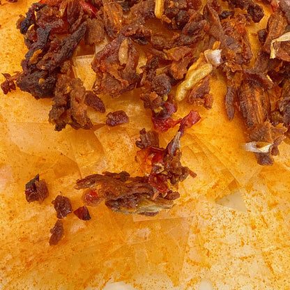 Garlic Rice Paper With Spicy Garlic Beef Jerky - Bánh Tráng Tỏi Cay Khô Bò Cháy Tỏi