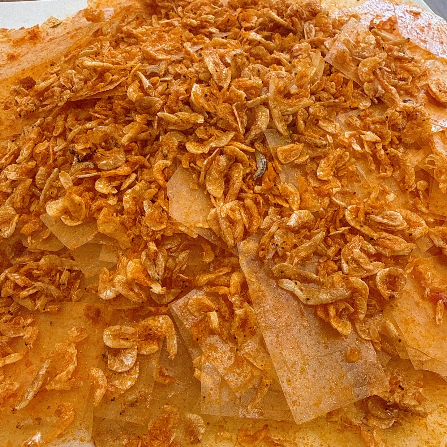 Spicy Rice Paper With Crispy Shirmp- Bánh Tráng Tôm Khô Cháy Giòn
