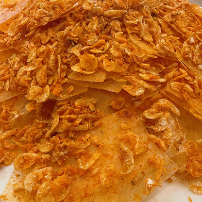 Spicy Rice Paper With Crispy Shirmp- Bánh Tráng Tôm Khô Cháy Giòn