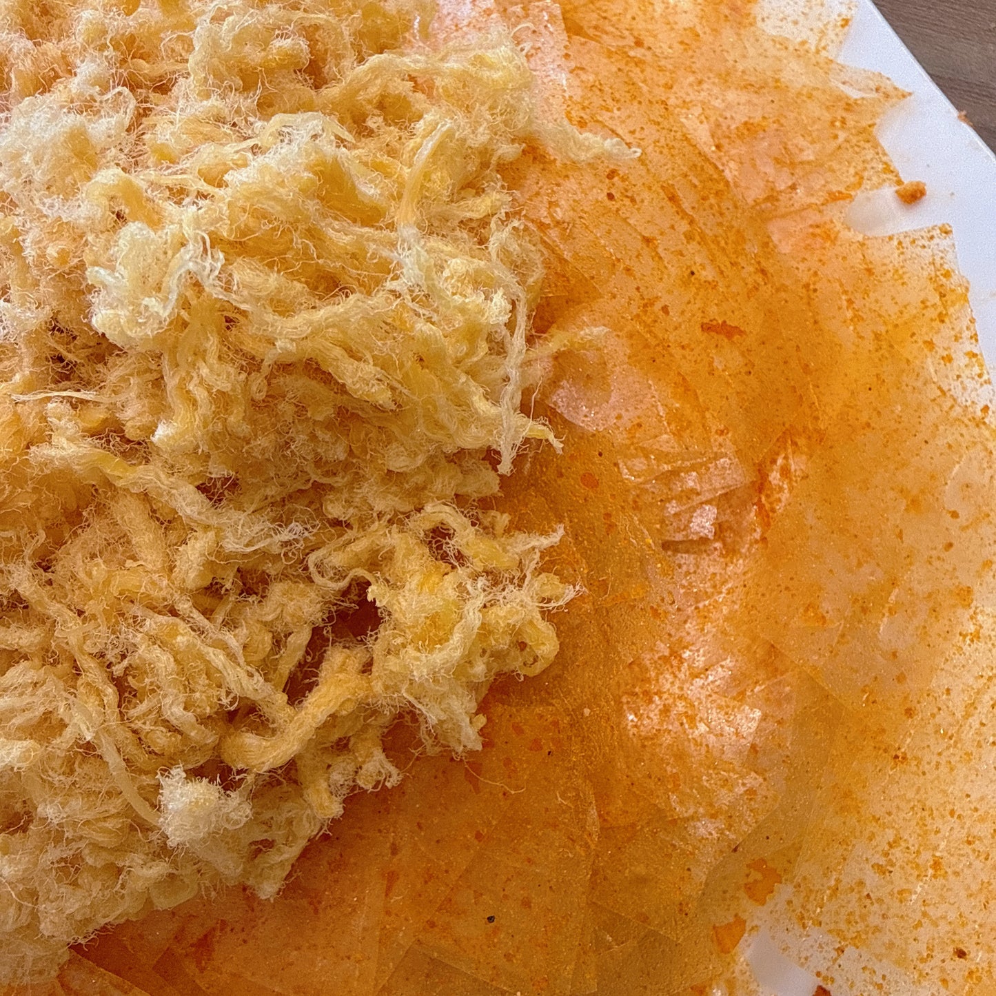 Rice Paper With Meat Floss - Bánh Tráng Tỏi Cay Chà Bông