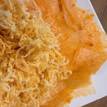 Rice Paper With Meat Floss - Bánh Tráng Tỏi Cay Chà Bông