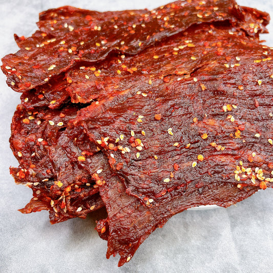 A14-Thin Beef Jerky Deer Favor- khô Nai mỏng Có Mè