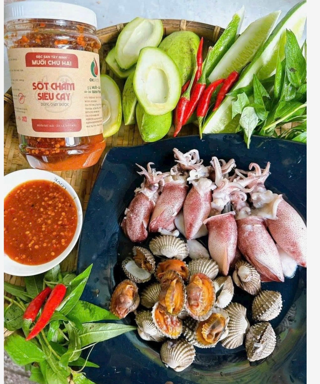 Special Spicy Sauce- Sốt Chấm Chú Hải Siêu Cay.